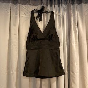 black halter top